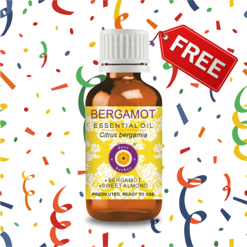 Deve Herbes Bergamot Essential Oil (Citrus bergamia) Pre Diluted Blend 5ml