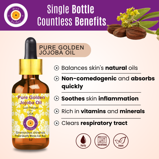 Pure Golden Jojoba Oil 