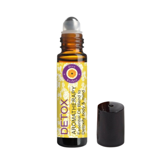 DETOX  - Aromatherapy Essential Oil Blend to detoxify body & mind with Grapefruit, Lemongrass, Fennel Seed, Clary Sage & Cajeput Essential Oils