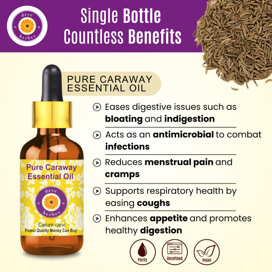 Pure Caraway Essential Oil 