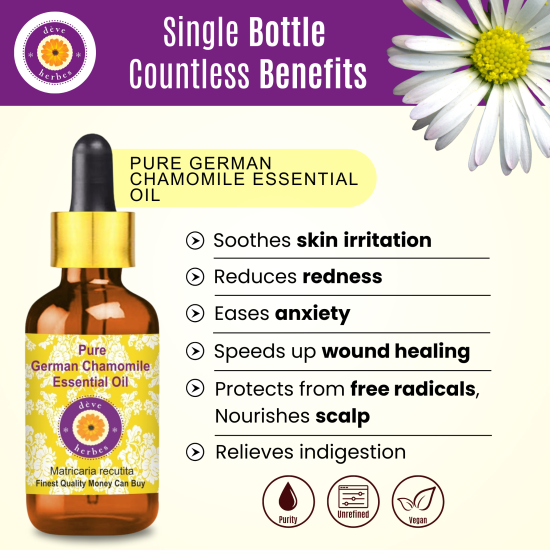 Pure German Chamomile Essential Oil