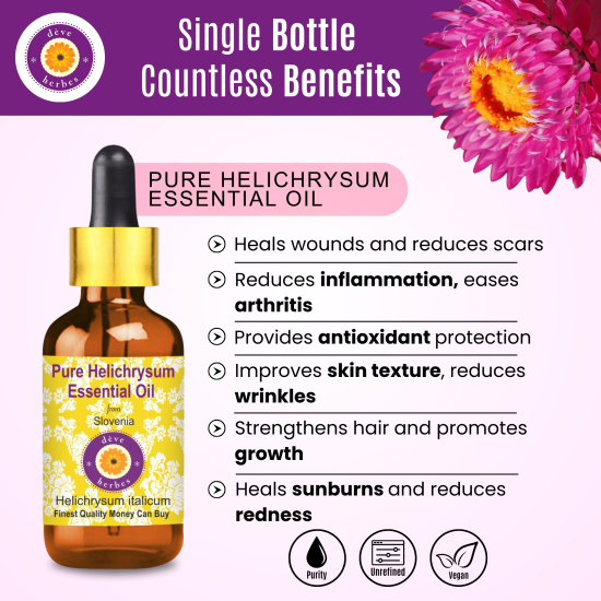 Pure Helichrysum Essential Oil 