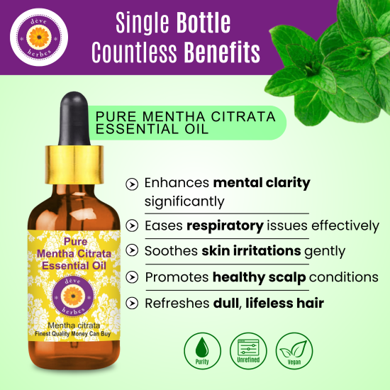 Pure Mentha Citrata Essential Oil 