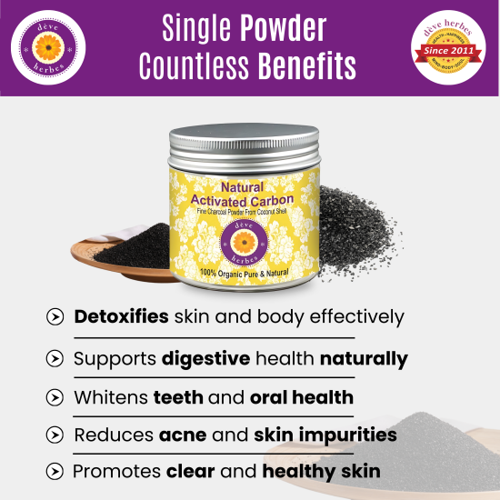 Natural Activated Carbon Fine Charcoal Powder From Coconut Shell 100% Organic Pure & Natural 