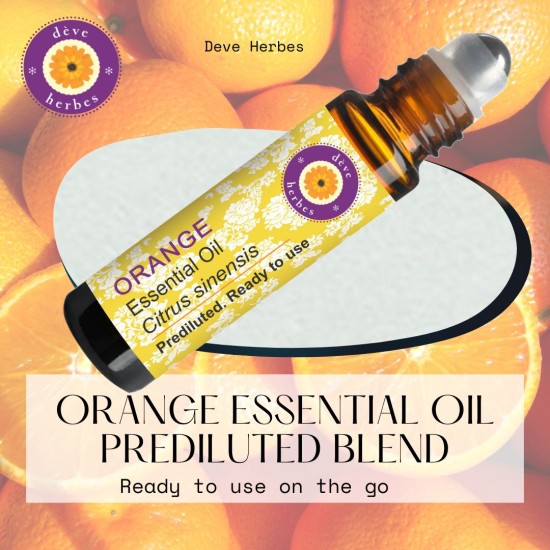 Orange Essential Oil Pre Diluted Roll-on Blend