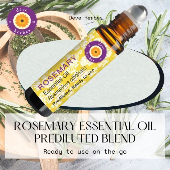 Rosemary Essential Oil Pre Diluted Roll-on Blend