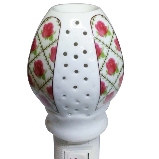 Plugin Ceramic Aroma Diffuser (With Pure Lemongrass Oil Worth Rs 245)